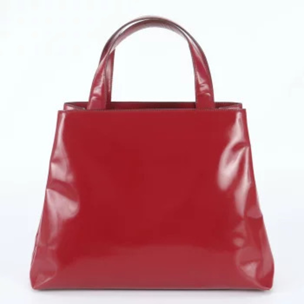 Prada Vitello Daino Shopping Leather Tote Bag Red